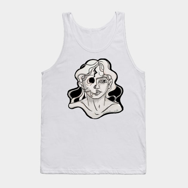 Mask Tank Top by Anacraftsandarts